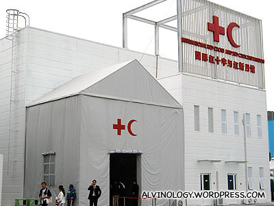The Red Cross pavilion