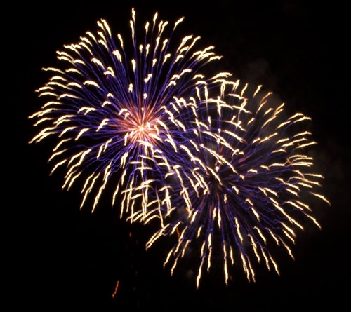 Fireworks over la Rade de Villefranche