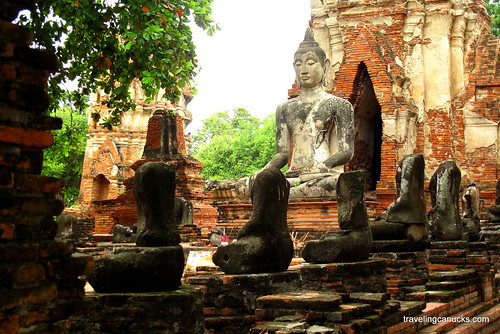 Buddha statues in Ayutthaya, Thailand