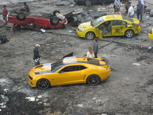This is also Bumblebee as the NEW Camaro in Transformers 3