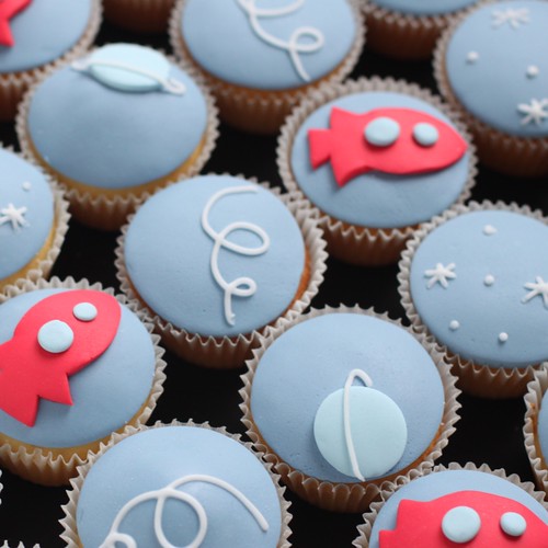 space cupcakes