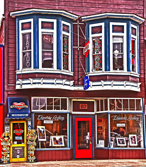 Triangle Tattoo & Museum is located on the main street through Ft. Bragg,