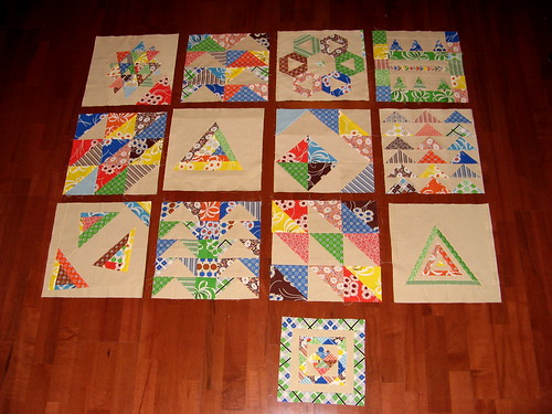 Some of my Busy Bee Blocks