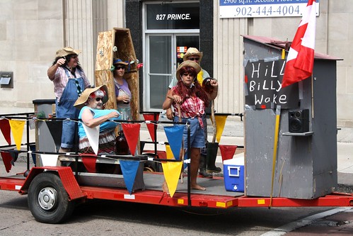 Bizarre Float at Mysterious Truro Parade