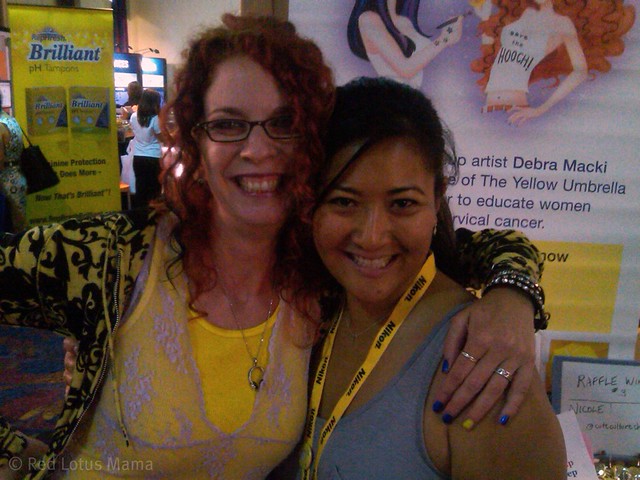 Christine Baze - The Yellow Umbrella Organization at BlogHer '10