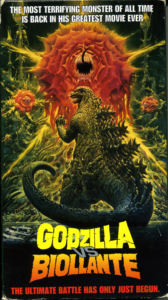 Godzilla vs Biollante (VHS Box Art)