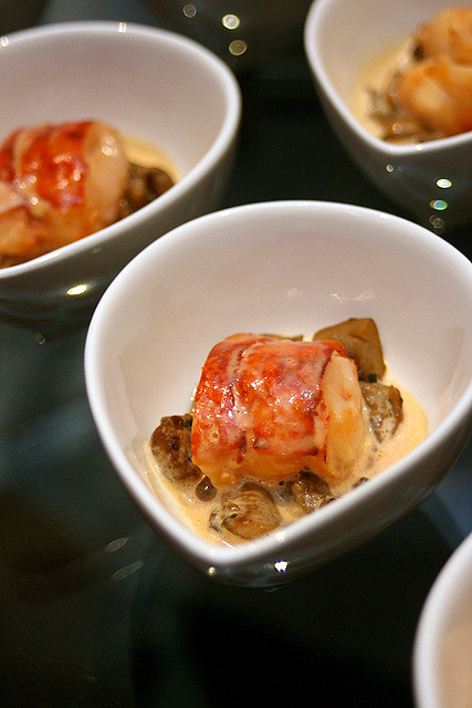 Maine Lobster in Shao Xing Wine, with Sauteed Ceps