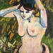 Ernst Ludwig Kirchner - Semi-Nude with Raised Arms at Frankfurt Städel