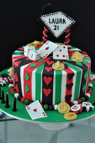 Las Vegas 21st cake