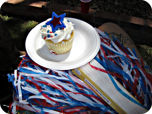 patriotic cupcake!