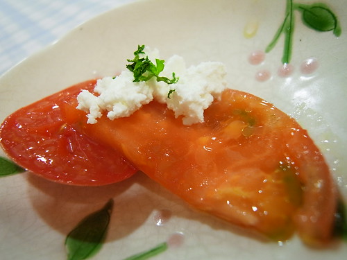 tomato with otafuku vinegar