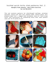 leethal quick knits patterns vol. 2!