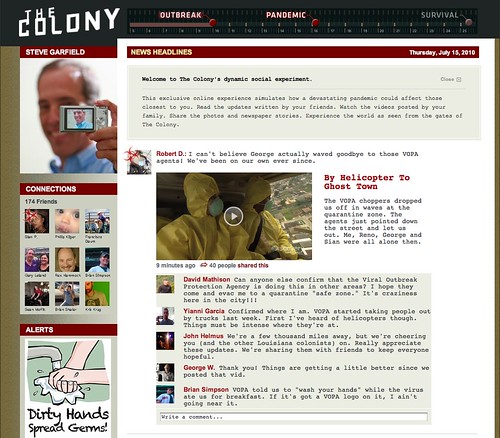 The Colony: Site Screenshot