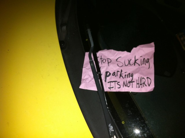 mean parking note