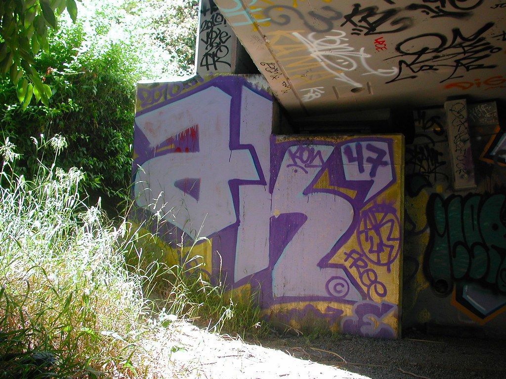 AK, AK 47, AKER, KOD, Graffiti, Oakland, the yard