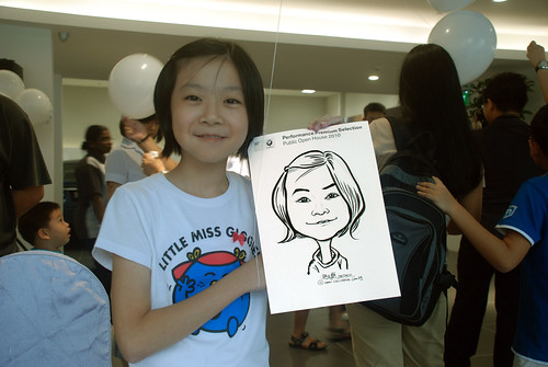 Caricature live sketching for Performance Premium Selection BMW - Day 1 - 19