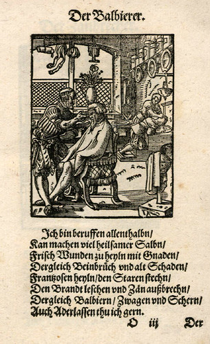 030-El barbero-Ständebuch 1568-Jost Amman-Hans Sachs
