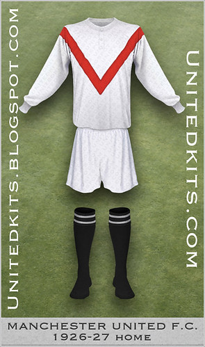 Manchester United 1926-1927 Home kit