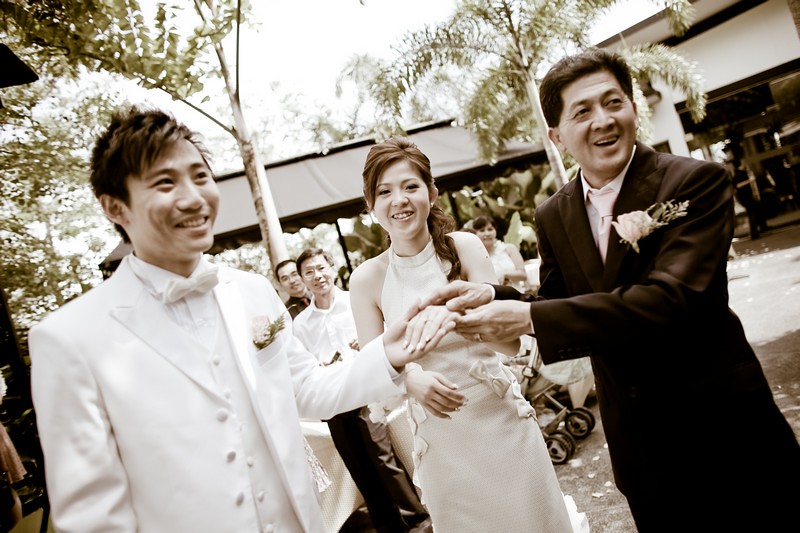 Raymond Phang Photography - bride march in with daddy