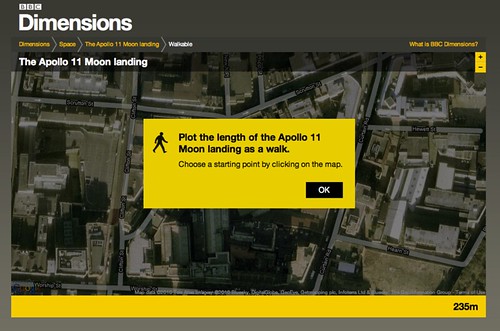 BBC - Dimensions - Creating a walkable route of the Apollo 11 Moonwalks