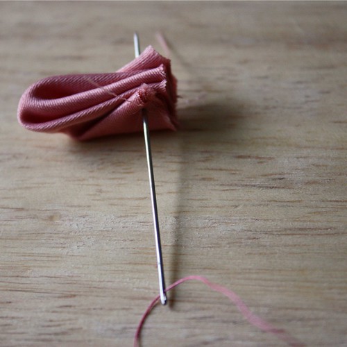 Step 12: String Petal Onto Thread