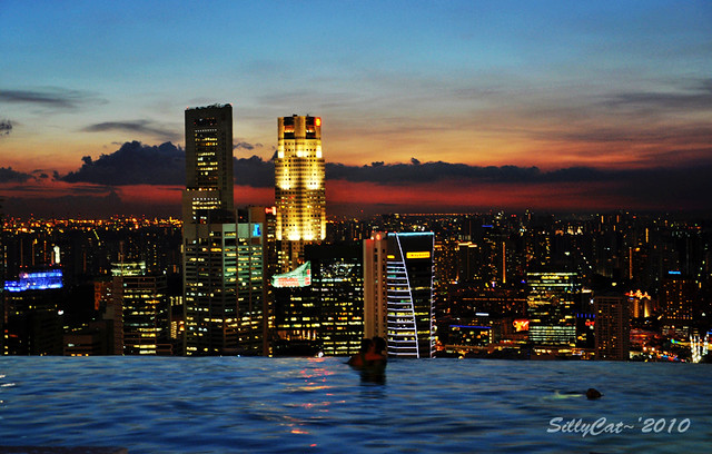 Infinity pool@Marina Bay Sands Singapore