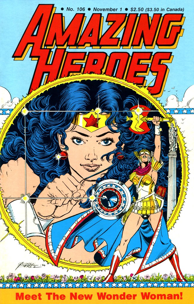 Amazing Heroes 106 Wonder Woman cover by George Perez