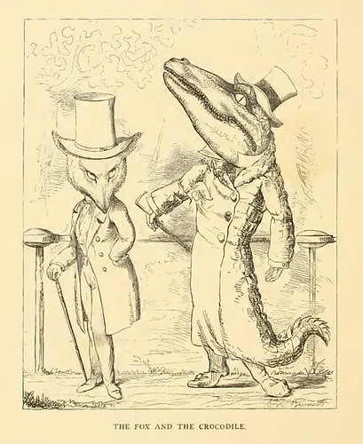 Vulpes et Crocodilus