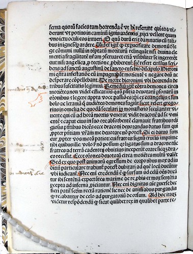 Page of text from De animabus exutis a corporibus