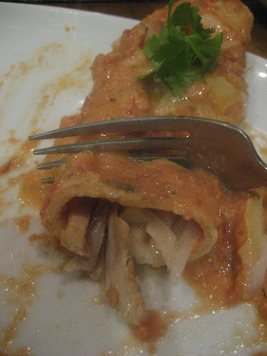 Enchiladas - a cross-section