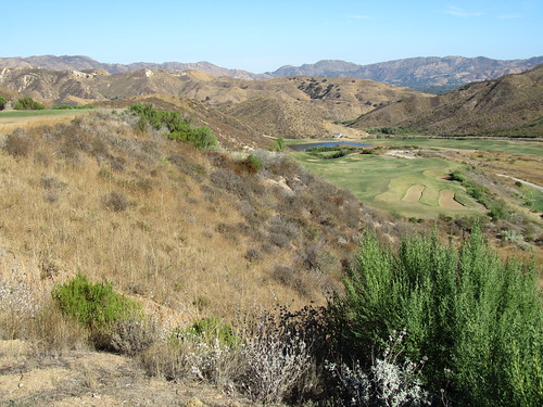  Finishing hole at Lost Canyons Golf, Simi Valley CA