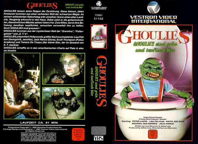 Ghoulies (VHS Box Art)