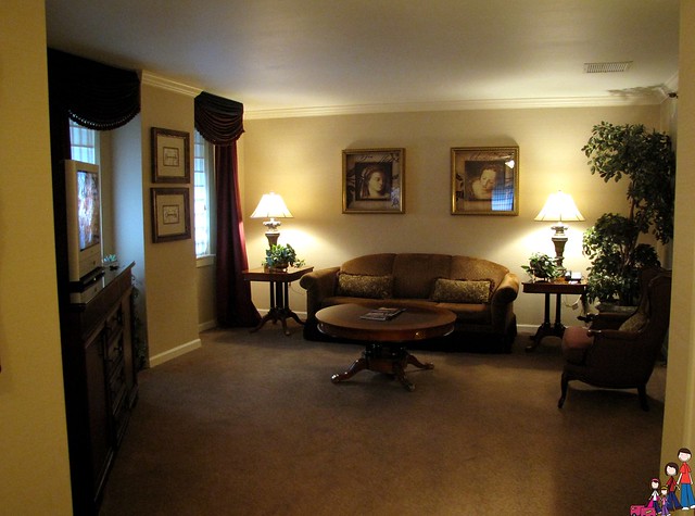 Living area in the Ambassador Suite, Omni Majestic, St. Louis