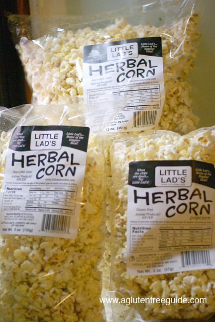 web Little Lads Herbal Corn Gluten-Free Popcorn Appetizer