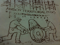 Amboy Territorial Days 50th Anniversary stamp