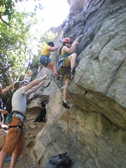 Clare Leading at Canal Zone, Clear Creek Canyon