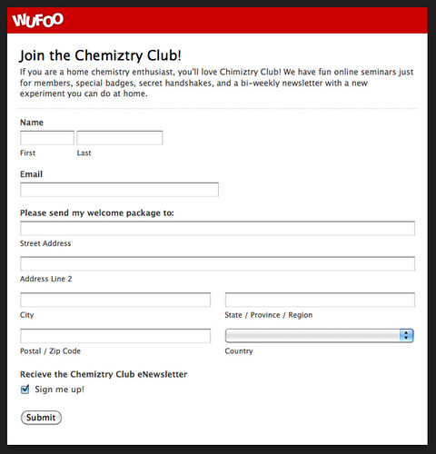 Join the Chemiztry Club!