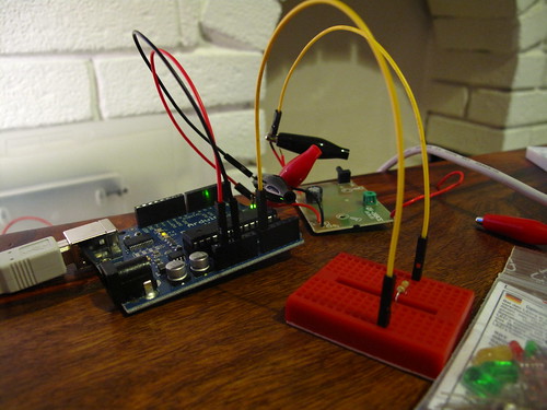 Testing connecting Arduino to doorbell