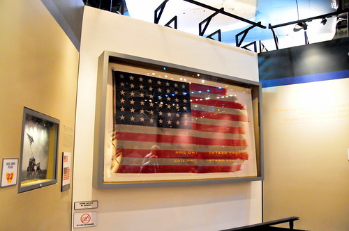 the Iwo Jima flag