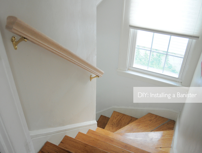 Home project: Installing a banister