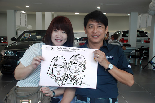 Caricature live sketching for Performance Premium Selection BMW - Day 4 - 8