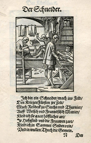 027-El sastre-Ständebuch 1568-Jost Amman-Hans Sachs