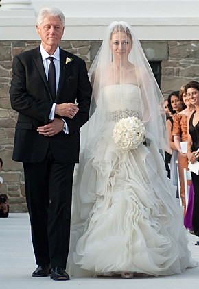 chelsea clinton dress. Chelsea Clinton Wedding Gown