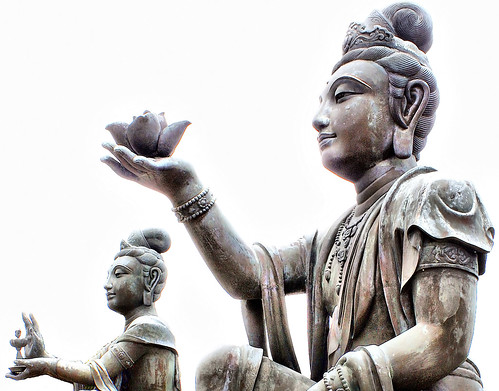 Buddhistic Statues, Tian Tan Buddha, Lantau Island, Hong Kong