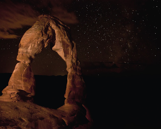 Delicate Arch and Stars