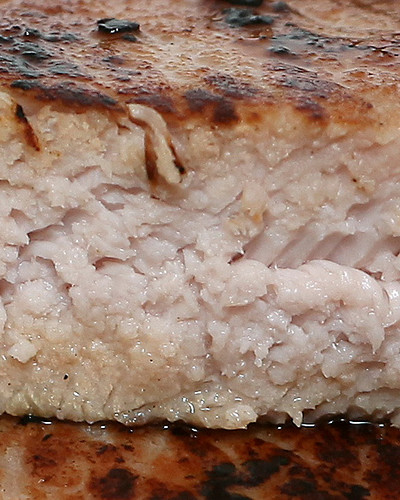 Sous Vide Pork Chop (cropped close-up)