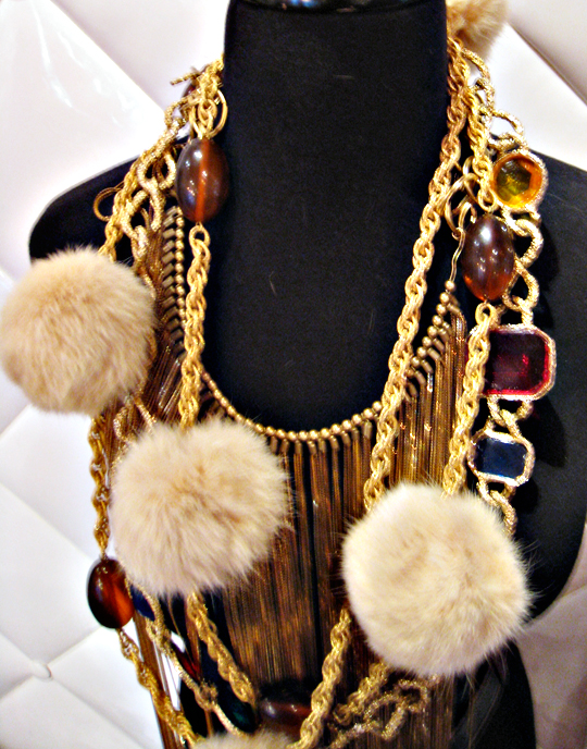 vintage necklaces at Annie Creamcheese Vegas