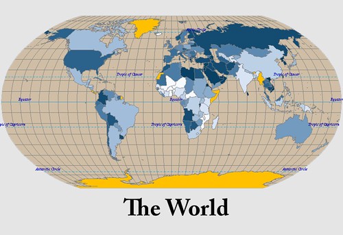 The world military map