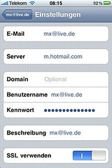 iPhone: Hotmail-Konto hinzufügen