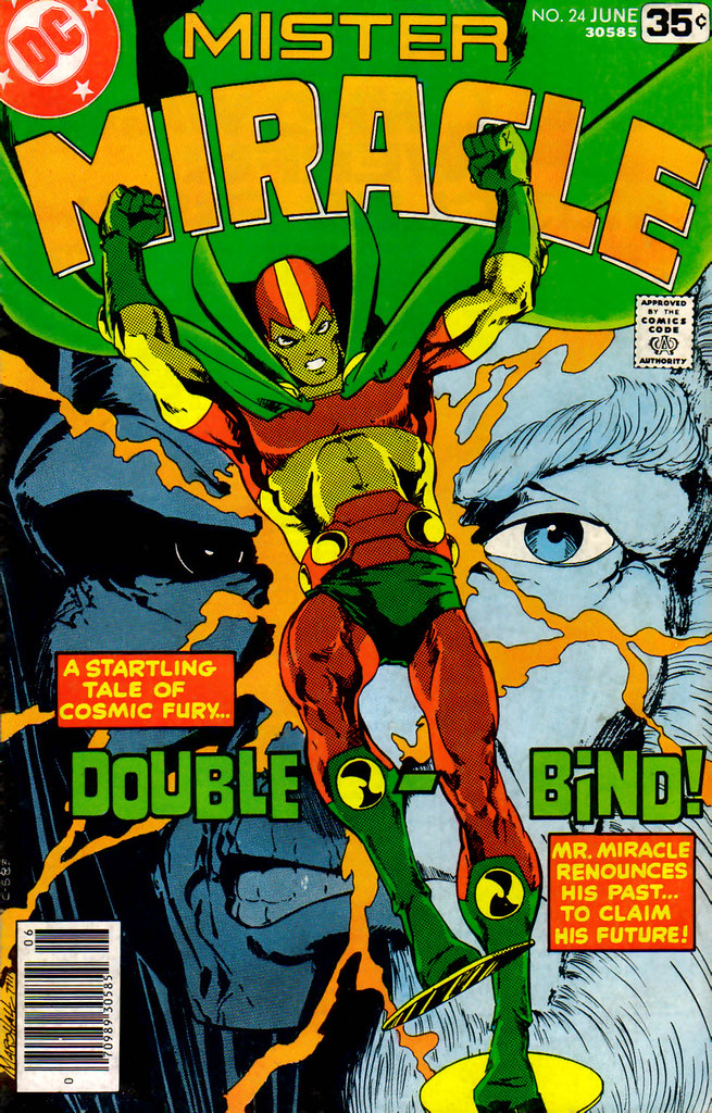 Mister Miracle 24 cover by Marshall Rogers 1978